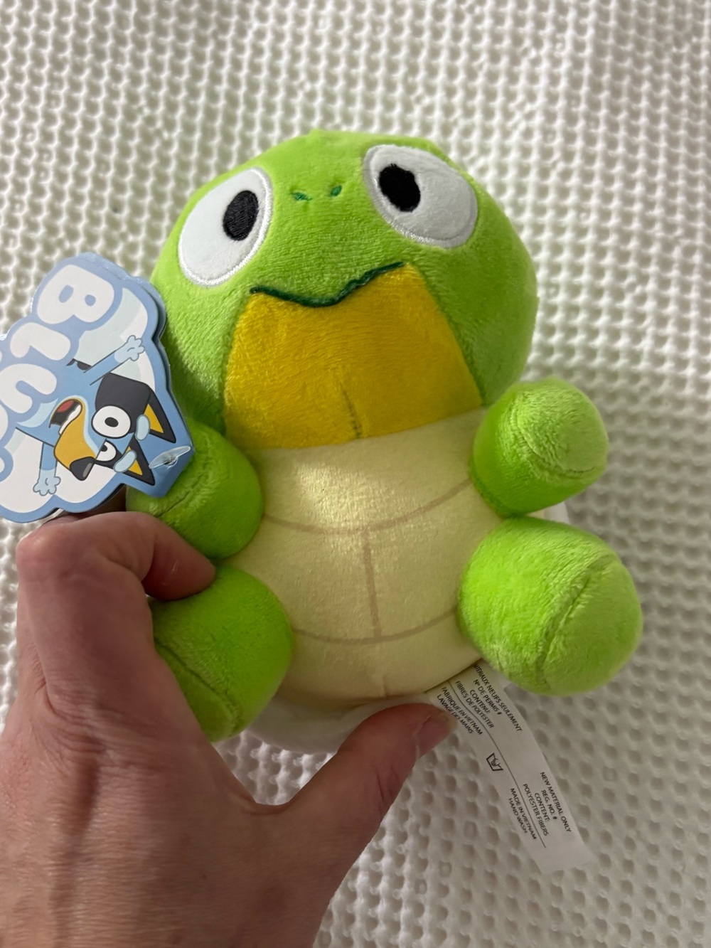 Bluey Green Plush Turtle Boy Stuffed Animal - Soft Kids Toy